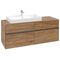 V&B Waschtischunterschrank COLLARO 140x54,8x50cm WT li Kansas Oak