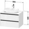 Duravit Waschtischunterbau Ketho.2 800x568x550mm weiß supermatt