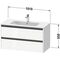 Duravit Waschtischunterbau Ketho.2 1010x550x480mm weiß supermatt
