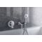 Duravit Handbrause 120 3 jet Click! MinusFlow chrom / weiß