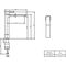 VB Einhebel-WT-Arm. erhöht Subway 3.0 51 x295x238mm o Ablaufgarnitur Brushed Gol