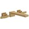 VB Dreiloch-WT-Armatur Mettlach 340x53x 215mm o Ablaufgarnitur Brushed Gold