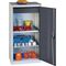 Werkzeug-/Beistellschrank H1000xB500xT500mm 2Schubl.,1BD lichtgrau/anthrazitgrau