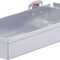 Ablagekasten H55xB320xT135mm alufarben f.Lochplatten KAPPES