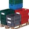 Drehstapelbehälter PP rot L600xB400xH210mm LA-KA-PE