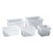 Kunststoffbehälter eck.65l PE natur L650xB440xH330mm konische Form GRAF