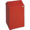 Putzwollkasten H570xB330xT310mm Geh.feuerrot/Klappe feuerrot Stahlbl.STUMPF