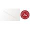Einjahreskabelprüfplakette B25xL60mm J.2024 m.Monaten Folie Btl.a 100 St.