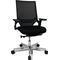 Bürodrehstuhl m.Punktsynchrontechnik schwarz/schwarz 450-550mm Trgf110kg TOPSTAR