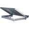 Konzepthalter B350xT247xH60mm MET silber verstellb.Sichtabstand