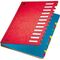 Leitz Ordnungsmappe Deskorganizer Color 59120025 12Fächer rot