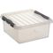 Sunware Aufbewahrungsbox Q-line H6162802 18l 400x400x180mm tr