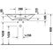 Duravit Waschtisch VIU 830x490mm m ÜL m HLB 3 HL weiß WG