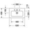 Duravit Möbel-WT ME by Starck compact m ÜL m HLB 630x400mm 2 HL we sdm WG