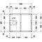 Duravit Fußgestell für Duschwanne Tempano 1000x800mm