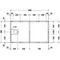Duravit Fußgestell für Duschwanne Tempano 1600x900mm