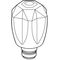 Grohe Oberteil 1/2" Brillant-Griff Mark rot chr - VPE: 10