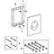 Grohe WC-Betätigung SKATE AIR 156x197mm chrom
