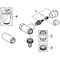 Grohe WAS Ventil 3/4Zoll Batt Anschluss rechts chr