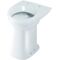 Geberit Care-Stand-Flachspül-WC PARIS +10cm, Abgang waagerecht weiß