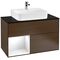 V&B Waschtischunterschrank FINION 1000x603x501mm Regal glos. wh Wln ven