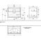 V&B Waschtischunterschrank FINION 800x603x501mm Abdpl Glas wh ma anthr. ma