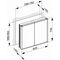 Keuco Spiegelschrank ROYAL MATCH Einb 800x700x149mm si-gb-elo