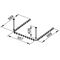 Keuco Brausevorhangstangen-Set PLAN f 4eck-Dusche 1000x1000 Al sil-elo/vc