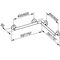 Keuco Dusch-/Wannenhandlauf PLAN CARE 597/597mm vc