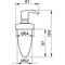 Keuco Lotionspender CITY2 Opak-Kunststoff m Pumpe vc