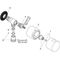 Schlauchanschluss FIXFIT STOP AXOR UNO2 DN 15, mit Abstellventil chrom