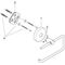 HG Papierrollenhalter LOGIS ohne Deckel, Wandmontage chrom