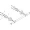 Badetuchhalter AXOR MONTREUX Wandmontage 800mm chrom