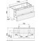 Keuco WTU EDITION 11 PLANNING 1400x700x535mm ant