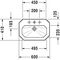 Duravit Waschtisch 1930 m ÜL HLB 1 Hahnloch 600x410mm weiß
