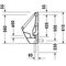 Duravit Urinal DURAPLUS 345x315mm Zul v hint ohne Fliege weiß WG