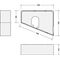 Duravit Wannenträger für 700217, 1800x1400mm