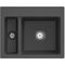 V&B Einbauspüle SUBWAY XM FLAT 585x475mm Handbet. graphit
