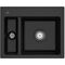 V&B Einbauspüle SUBWAY XM FLAT 585x475mm Handbet. ebony