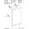 Keuco Kristallspiegel X-LINE 460x850x105mm trüffel