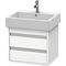 Duravit Waschtischunterbau Ketho 440x550x410mm weiß matt