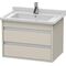 Duravit Waschtischunterbau KETHO 465x650x480mm graphit matt