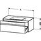Duravit Waschtischunterbau KETHO 550x800x426mm weiß matt