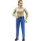 bworld Frau, heller Hauttyp, blaue Hose