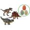 Dinosaurier Eier #10cm, 3-f.s.im Displ.