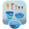 7 in 1 Falteimer Set blau