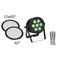 EUROLITE Set LED IP PAR 7x9W SCL Spot + 2x Diffusorscheibe (15x60° und 40°)