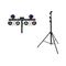 EUROLITE Set LED KLS Laser Bar Next FX-Lichtset + STV-60-WOT EU Stahlstativ schwarz