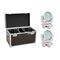 EUROLITE Set 2x LED TMH-X4 Moving-Head Wash Zoom ws + Case