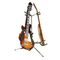 DIMAVERY Gitarrenständer 3-fach, schwarz